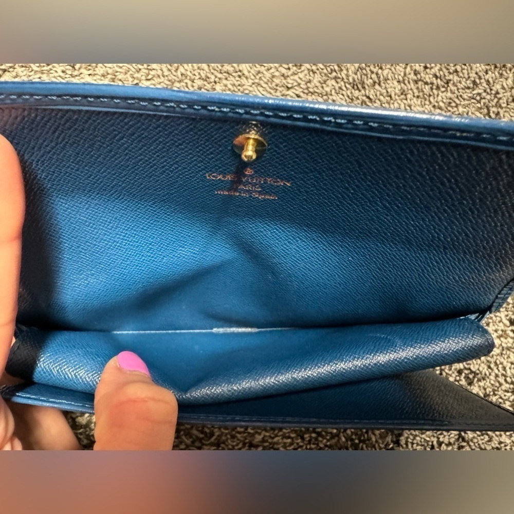 Louis Vuitton blue epi Sarah wallet with box/dust bag - Picture 8 of 13